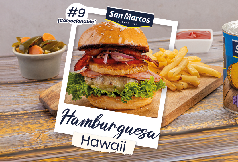 Hamburguesa hawaii